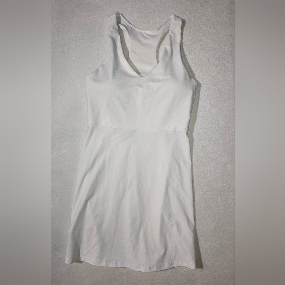 Fabletics Ultra Music Festival White Athletic Dress Techno Music Featival Small